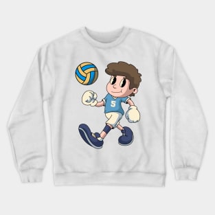 Cute Volley Boy Crewneck Sweatshirt